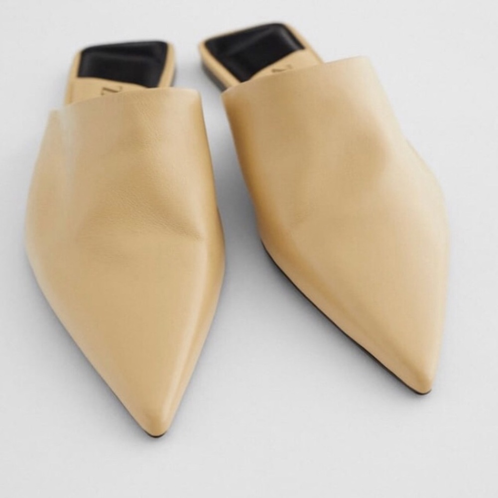 Zara Tan Mules